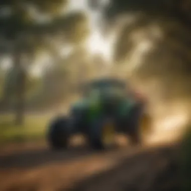 Sustainability in Agricultural Spraying Eco-friendly spraying equipment in action