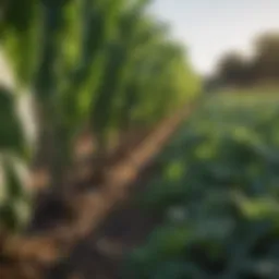 Vibrant Texas farmland showcasing diverse crops