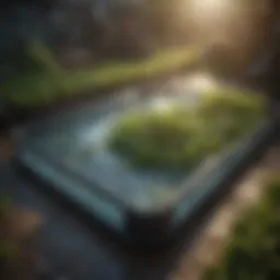 Innovative aqua tray design showcasing modern agriculture techniques