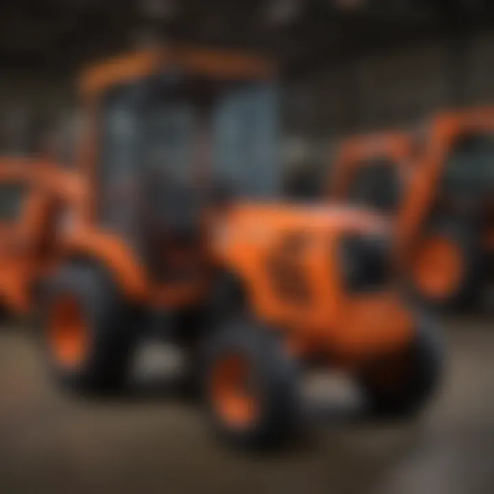 Wide range of Kubota products on display