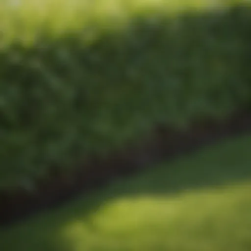 Close-up of lush Bermuda sod on a vibrant lawn