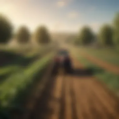 Diverse Agricultural Landscape Diverse agricultural landscape with organic farming
