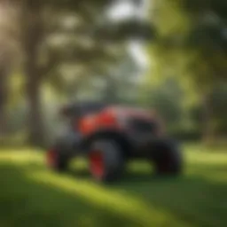 Brinly lawn sprayer showcasing its advanced features