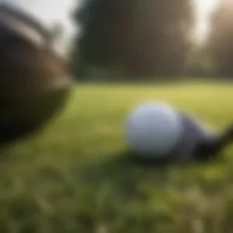 High-end golf course equipment on display