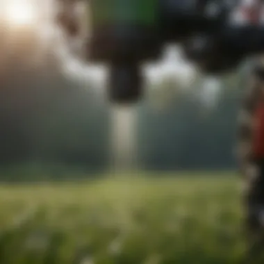 Precision Spraying: Nozzle Technology in Chemical Sprayers Close-up of chemical sprayer nozzle in action