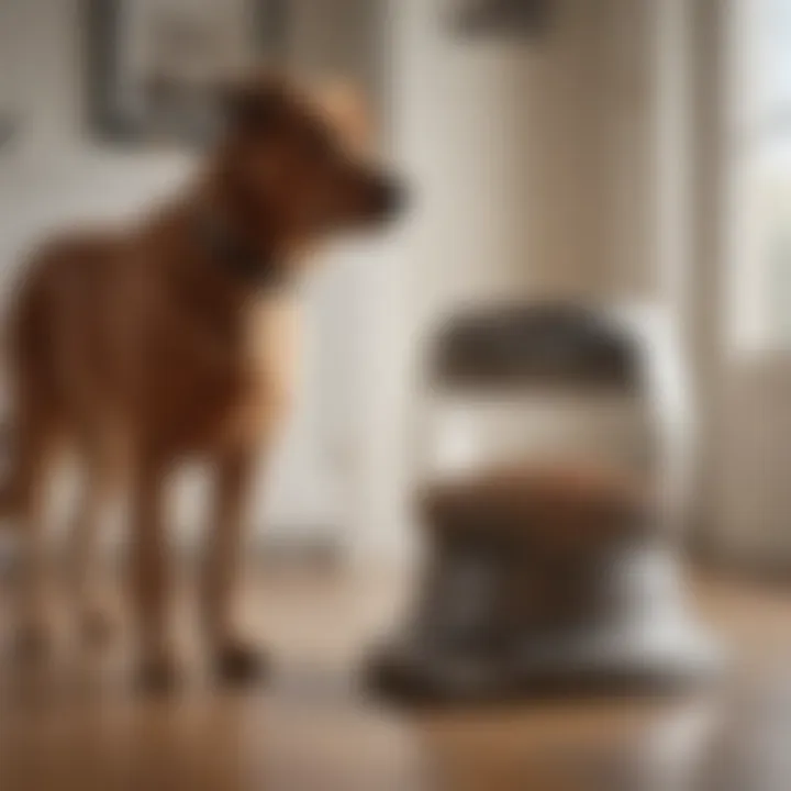 Chow Hound pet feeder showcasing modern design and functionality
