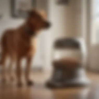Innovative Design of Chow Hound Pet Feeder Chow Hound pet feeder showcasing modern design and functionality