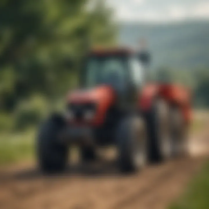 Modern Collins Tractor equipped with advanced technology in a field