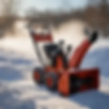 Types and Specifications of Snow Blowers Comparison chart illustrating different types of commercial snow blowers and their specifications.