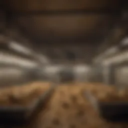 Modern brooder setup with adjustable temperature controls
