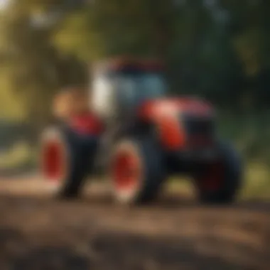Robust Design of LS Tractor Model Overview of LS tractor model showcasing its robust design