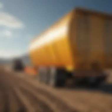 Innovative Design of Hopper Bottom Trailers Hopper bottom trailer showcasing its design and functionality