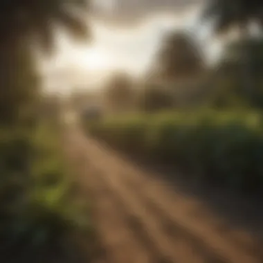 Agricultural Landscapes of Belize A stunning view of Belize's agricultural landscapes and farms