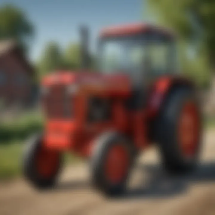Technical specifications chart of the Concord tractor