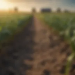 Illustration of nematodes impacting crops