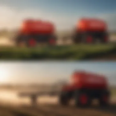 Comparison of various tank sprayer models suitable for diverse agricultural tasks.