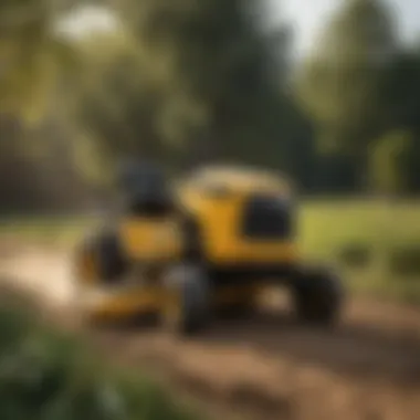 Cub Cadet Equipment at Work Cub Cadet equipment in a farming environment