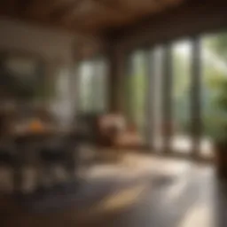 A cozy home interior designed for accessibility