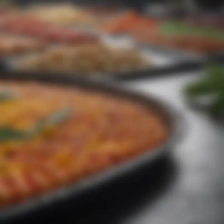 Close-up view of a dura tray highlighting its material properties and durability.