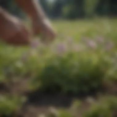 Cultural practices for managing henbit in crops