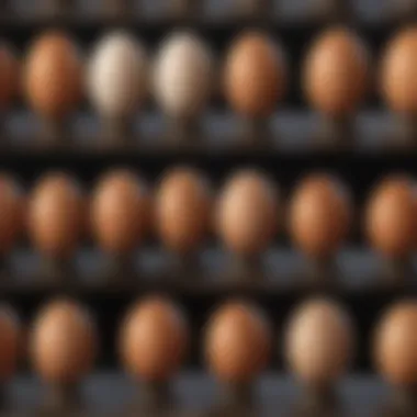 Identifying Egg Defects A comparison chart highlighting various egg defects identified through candling techniques.