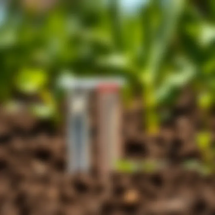 Soil testing kit for nutrient analysis