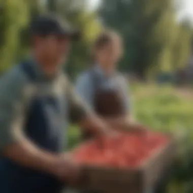 University and Local Farm Partnership A partnership between a university and a local farm
