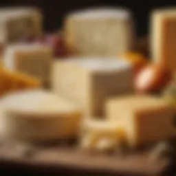 A detailed chart illustrating carbohydrate content across various cheese types.
