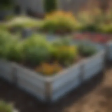 Material Comparison for Raised Garden Beds Comparison of various garden bed materials including galvanized options