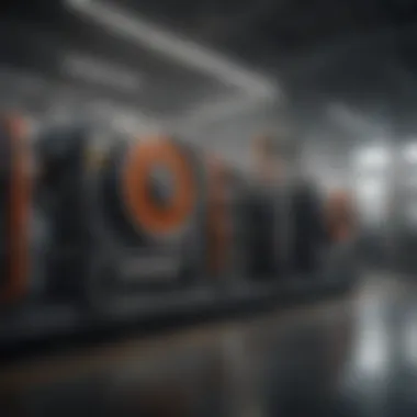 An innovative gear manufacturing facility showcasing state-of-the-art technology.