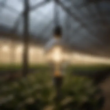 Energy Efficiency of Greenhouse Lighting Solutions Visual comparison of energy efficiency ratings of different light bulbs