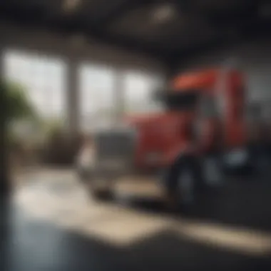 A local trucking company office showcasing a welcoming environment for potential applicants.