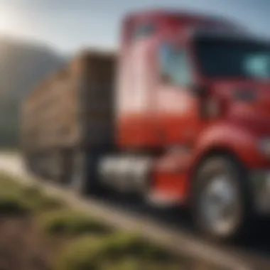 A truck driver engaged in their duties, emphasizing the dynamic nature of the profession.