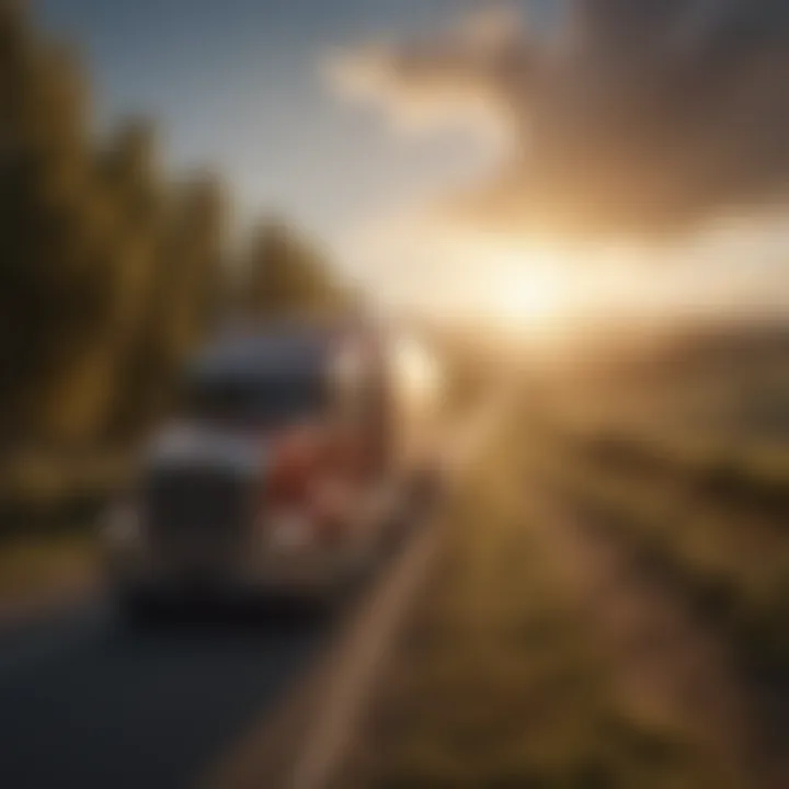 A roadmap illustrating various routes and opportunities available in the trucking industry.