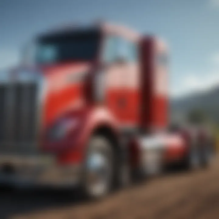 Detailed view of Kenworth vehicle specifications