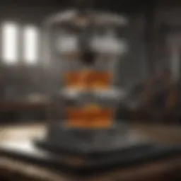 A rosin press showcasing its sleek design and functionality