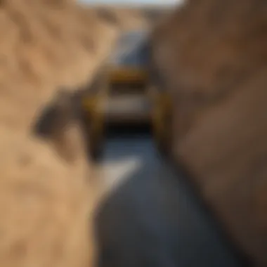 A close-up view of the safety features integrated into a Powder River chute.