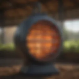 Advanced radiant tube heater in an agricultural setting