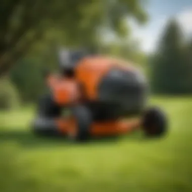 Ariens Precision Riding Lawn Mower in action on a lush green lawn