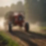 A close-up of the Hudson Fogger in action