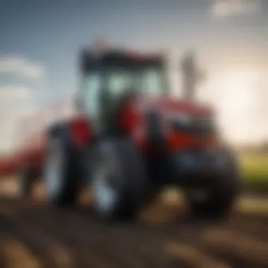 Innovative Tractor Technology Enhancing Agriculture Modern tractor technology in action