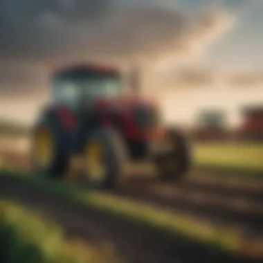 Sustainable Farming Practices Sustainable farming practices with used tractors