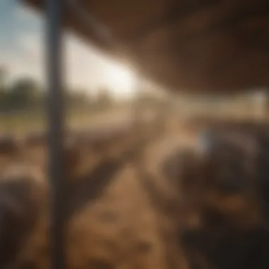 Healthy sheep demonstrating the impact of shade on livestock welfare