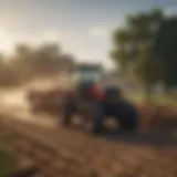 Little Buck Loader in action in a field
