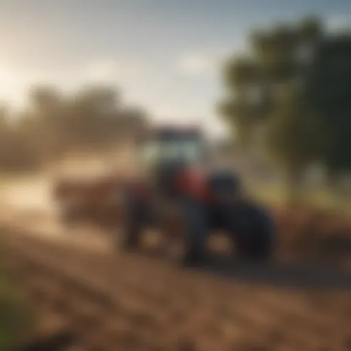 Little Buck Loader in action in a field