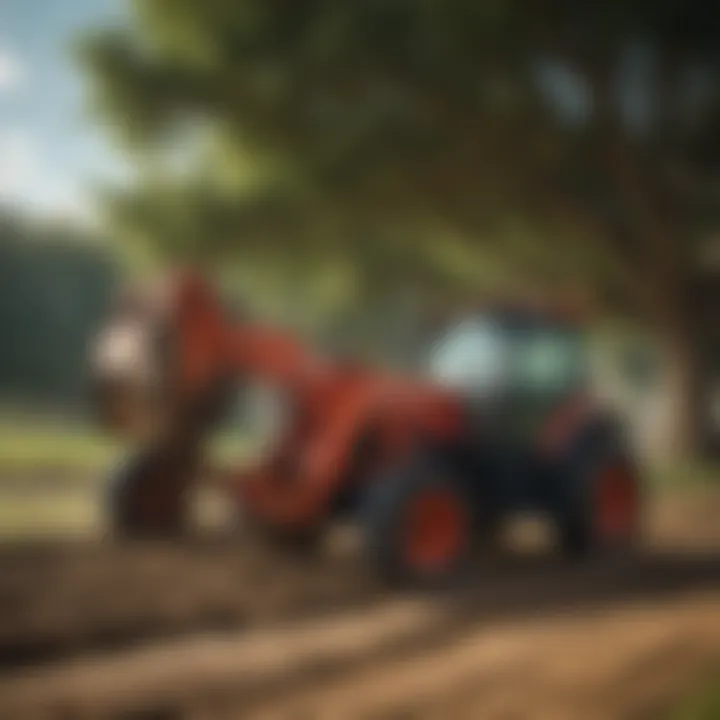 Versatile applications of the Little Buck Loader in different farming tasks