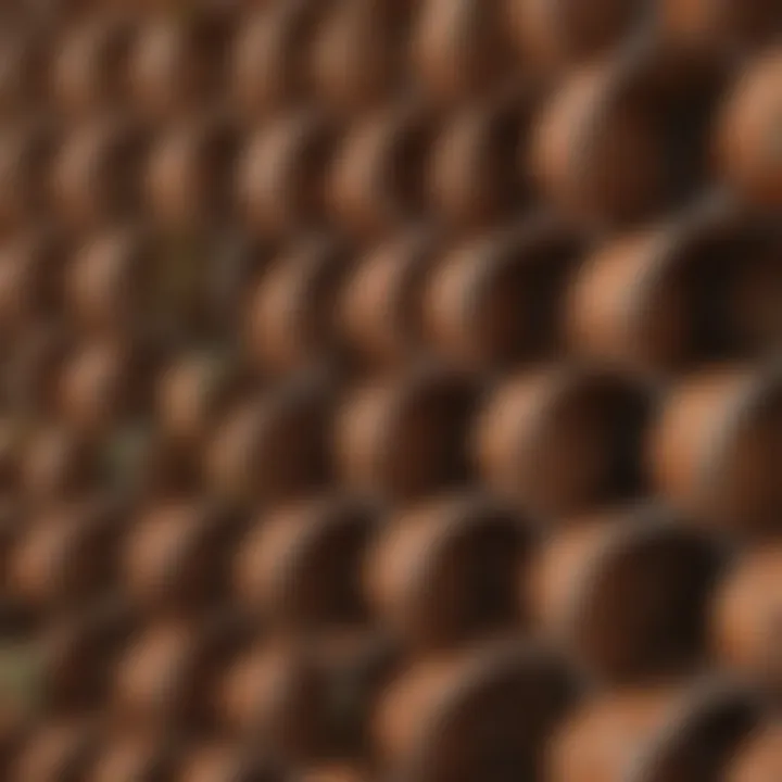 Different types of garden trellis rolls made from various materials
