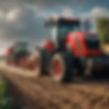 Integration of Alarm Systems with Modern Technology in Tractors Diagram illustrating the integration of alarm systems with modern technology
