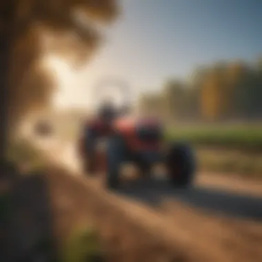 Boosting Productivity with Small Tractors Small tractor enhancing productivity in farming
