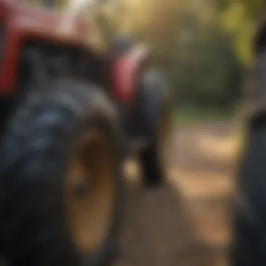 Understanding Technical Specifications of Small Tractors Technical specifications displayed on a small tractor